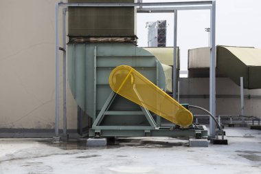 Sarı güvenlik görevlisi motor Hava üfleyici