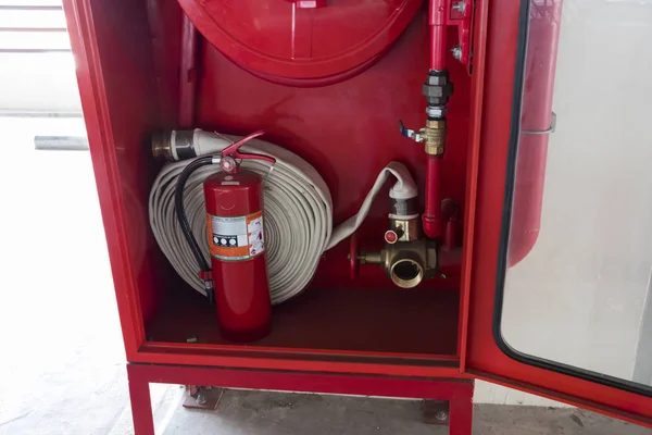 Fire extinguisher and fire hose reel