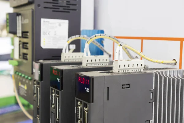 工业机械用 Plc 控制器 — 图库照片