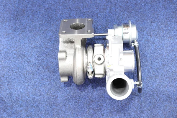 Turbo laddare komponentdelar för dieselmotor — Stockfoto