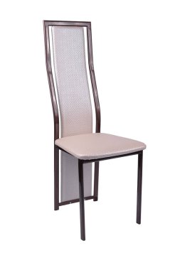 Vinil tabure sandalye beyaz zemin üzerine beyaz, yolu ile çalışmak