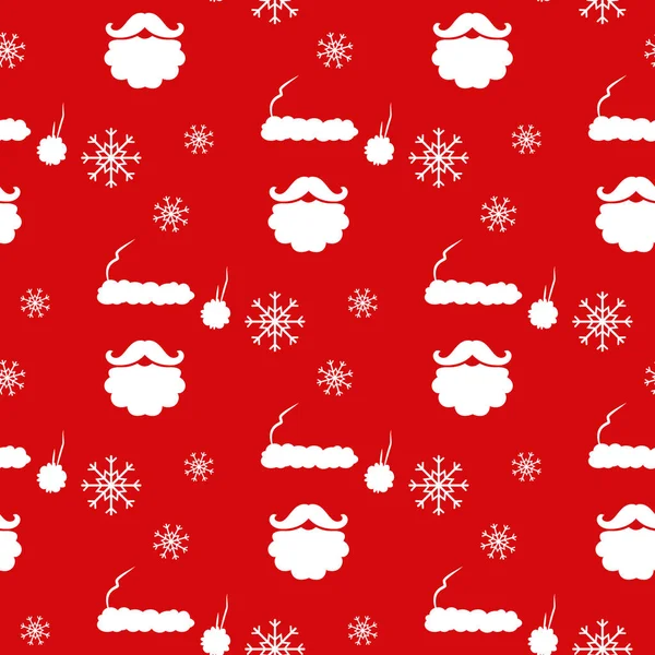 Santa Claus Pattern — Stock Vector