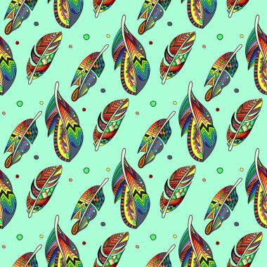 Zentangle tüyleri desen