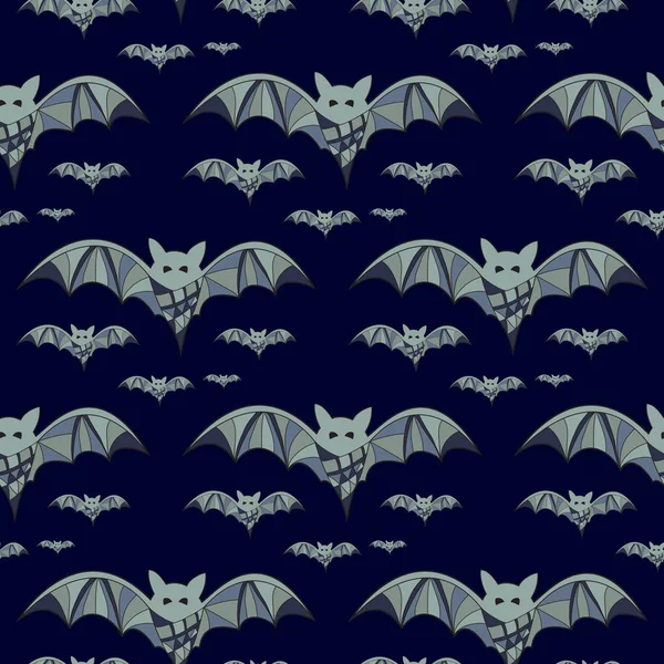 박쥐 원활한 패턴 — 스톡 벡터