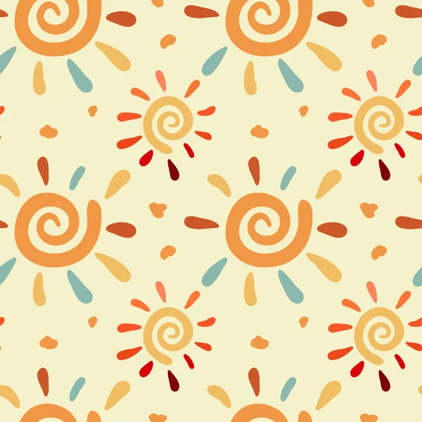 Doodle güneş desen