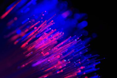 fiber optik kablo ufuk arka plan