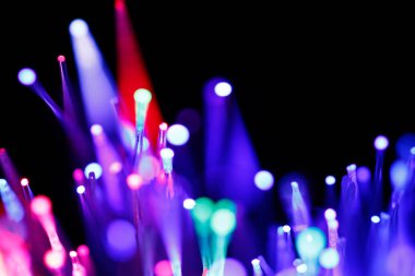 fiber optik kablo ufuk arka plan