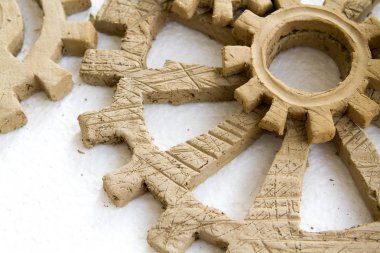 Bölge çarkları birlikte yapıştırma