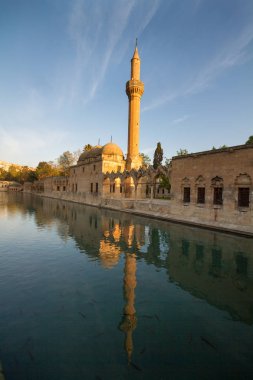 İbrahim'in Havuzu, Urfa, Tu yansıması Halil-your-Rahman Camii