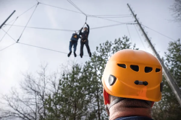 macera park yürüyüşler ip simülatörü tarafından tırmanma adamdan 