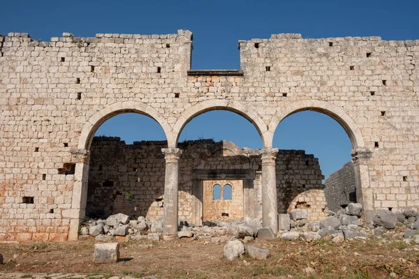 Période romaine ville historique Cantyelis à Mersin en Turquie — Photo