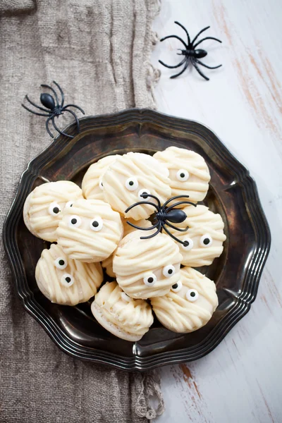 Macarons momie pour Halloween — Photo