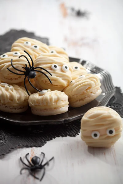 Macarons momie pour Halloween — Photo