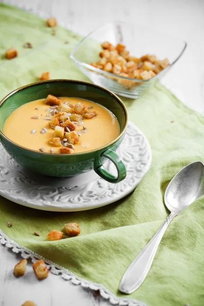 Sweet potato soup — Stock Photo, Image