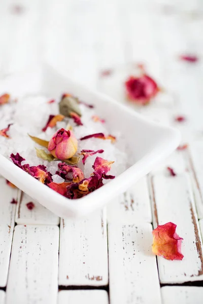 Homemade bath salt — Stock Photo, Image