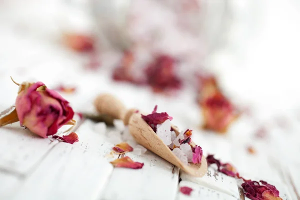 Homemade bath salt — Stock Photo, Image