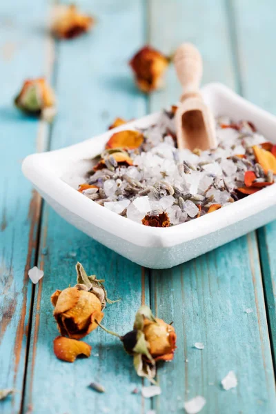 Homemade bath salt — Stock Photo, Image