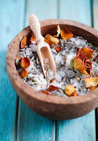 Homemade bath salt — Stock Photo, Image