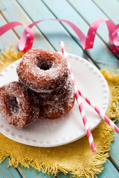 Finnish sugar donuts — Stock Photo, Image