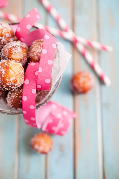 Фінська цукор пончики — стокове фото