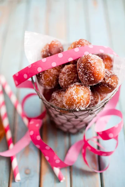 핀란드어 설탕 도넛 — 스톡 사진