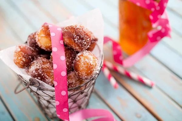 Finnish sugar donuts — Stock Photo, Image