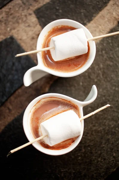 Hot Chocolate with marshmallows — Stock Photo, Image