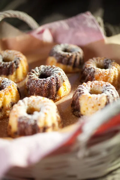 Mini bundt cakes — Stock Photo, Image