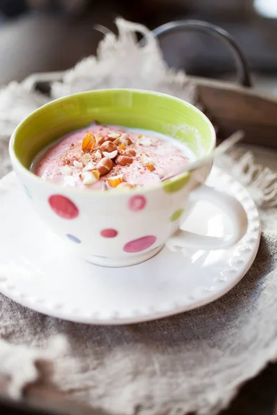 Finnish whipped porridge — Stock Photo, Image