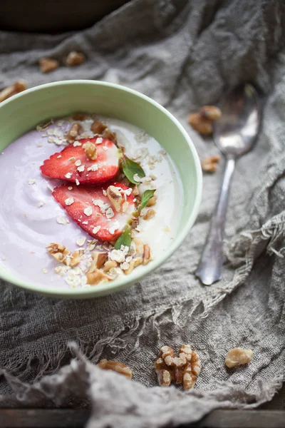 Tál ízletes Smoothie — Stock Fotó