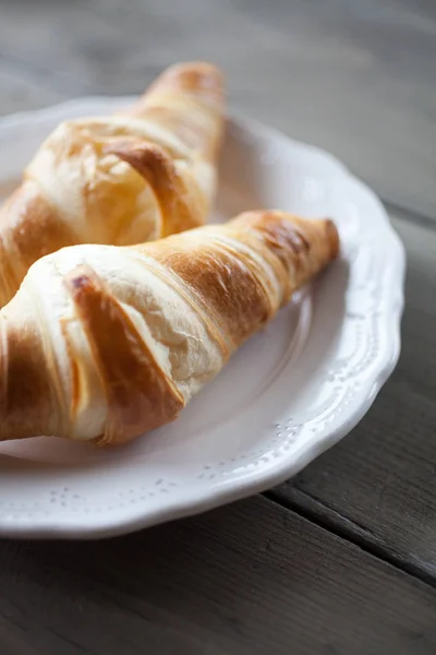 Homemade french croissants — Stock Photo, Image