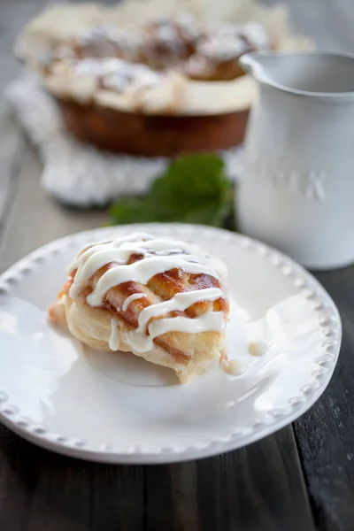 Scandinavian sweet bun — Stock Photo, Image