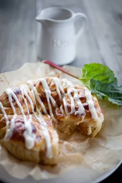 Скандинавская сладкая булочка — стоковое фото