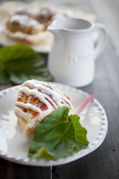 Scandinavian sweet bun — Stock Photo, Image