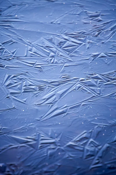 Agua Congelada Con Patrones Interesantes Azul Imágenes De Stock Sin Royalties Gratis