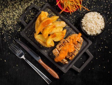 patatesli tavuk bonfile 