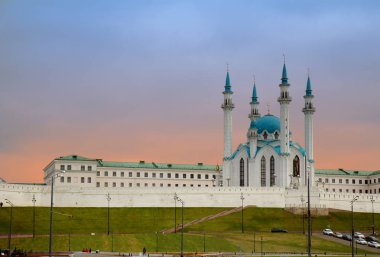 Rusya 'nın Tataristan kentindeki Kazan Kremlin' deki Kul-Şerif camii