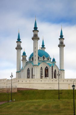 Rusya 'nın Tataristan kentindeki Kazan Kremlin' deki Kul-Şerif camii