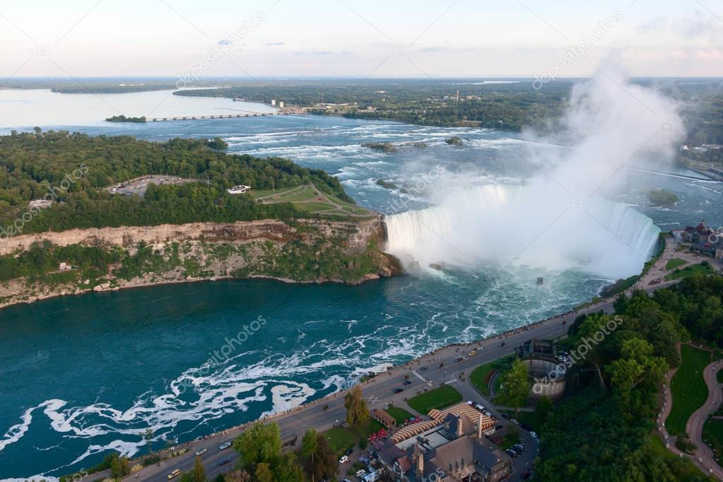 Aerial View of Niagara Falls Horseshoe