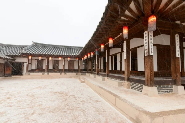 Régi hagyományos koreai házak — Stock Fotó