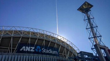 Sydney - 5 Mayıs: Anz Stadyumu görünümü 5 Mayıs 2014 '. Sidney, Avustralya. 