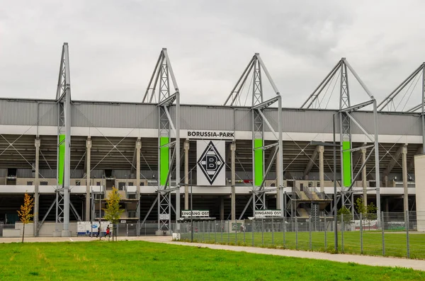 Monchengladbach, Almanya - 28 Ağustos 2014: Futbol Stadyumu Mönchengladbach Borussia Park'ta — Stok fotoğraf