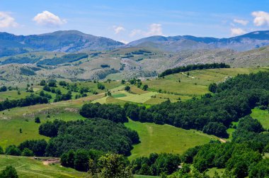 Beautiful bosnian mountains clipart