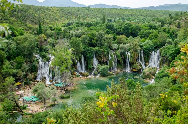 Pięknych wodospadów Kravice — Zdjęcie stockowe