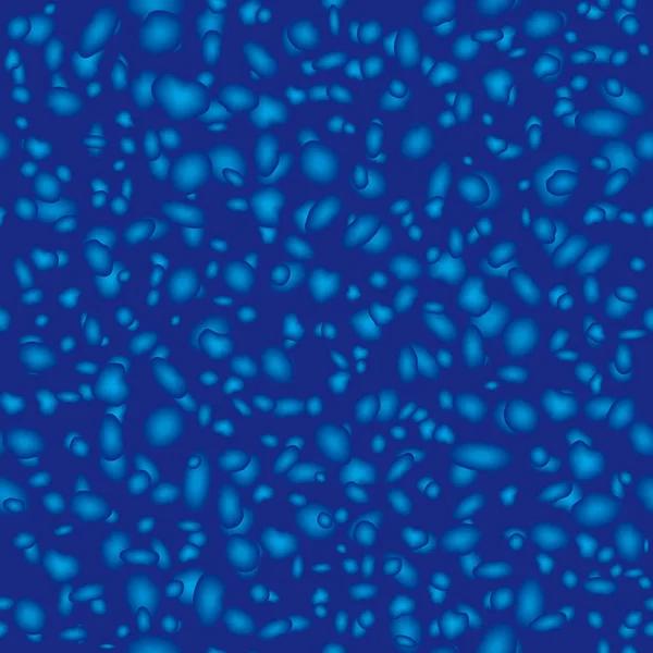 Безшовна текстура в синьому кольорі, схожа на падаючий сніг — стоковий вектор