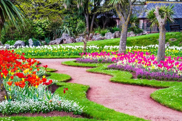 Avenue Şehir Parkı, rengârenk çiçekler, restin egzotik bitkiler,