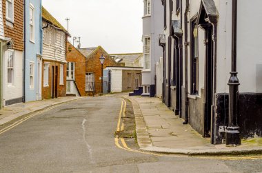 Tipik İngiliz mimari, konut içinde bir satır alo