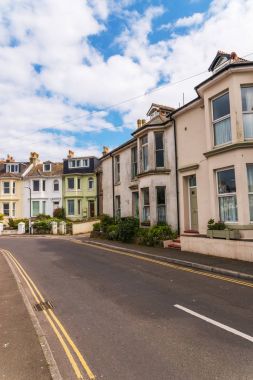 Tipik İngiliz mimari, konut içinde bir satır alo