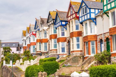 Tipik İngiliz mimari, konut içinde bir satır alo