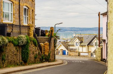 Tipik İngiliz mimari, konut içinde bir satır alo